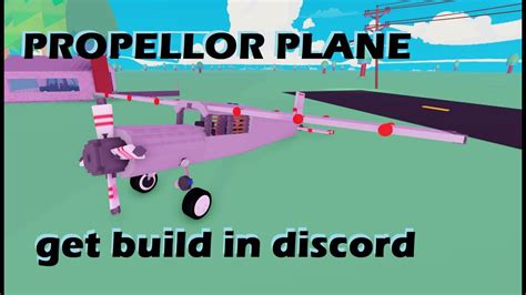 Road To Gramby S Propellor Plane Get Build In Discord Code Too