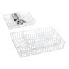 Organizador Para Cubiertos Confortime Metal Blanco X X Cm