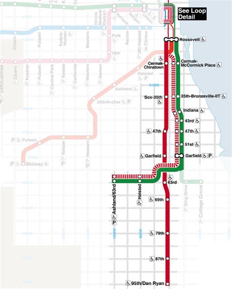 Riding The Chicago L Train System Red Line South Map 822x1024 Lattes