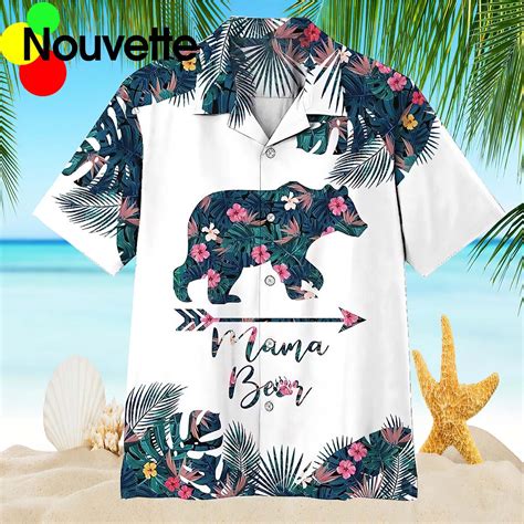 Mama Bear Mothers Day Hawaiian Shirt Nouvette