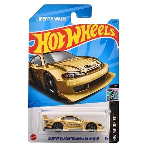 風火輪 S15 LB NISSAN SILVIA LBWK 寬體 Hot Wheels 甩尾 2023 金色 書籍休閒與玩具 玩具公仔桌遊在旋轉拍賣
