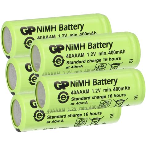 5x GP Akku 2/3 AAA 1,2V / 400mAh GP40AAAM kaufen
