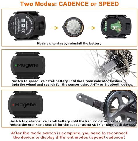 Magene Gemini 210 S3 ANT Bluetooth Speed Cadence Sensor Bicycles