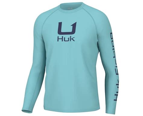 Huk Mens Icon Ls Crew Marine Blue Large