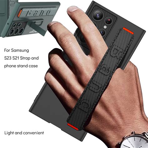 GKK Finger Hand Band Belt Strap Case For Samsung Galaxy S22 S23 Ultra