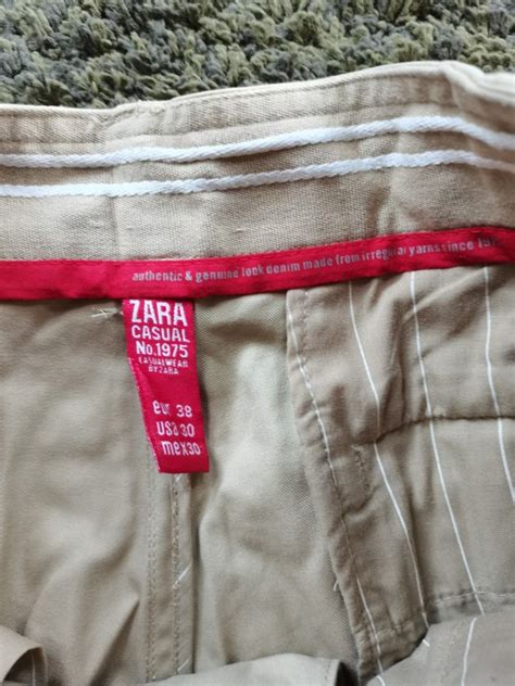 Zara Men Nude Chinos Trousers Men S Fashion Bottoms Trousers On Carousell