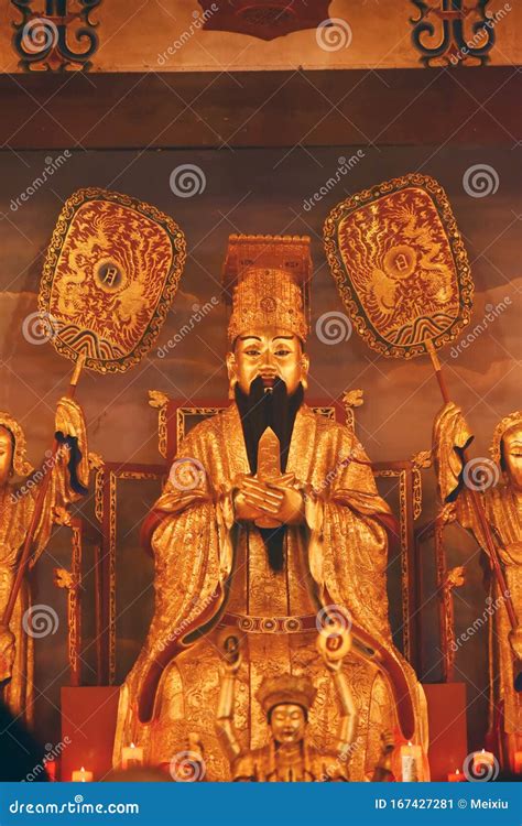 The Jade Emperor stock image. Image of taoism, sculpture - 167427281