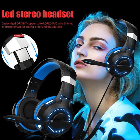 Jrocdr G2000MAX GAMING HEADSET -7.1 Surround-Mic LED For PS,Xbox One ...