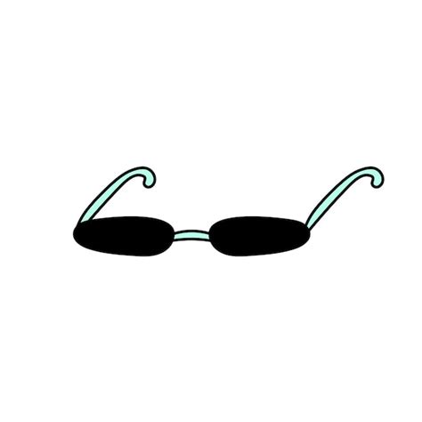 Premium Vector 90s Sunglasses Doodle