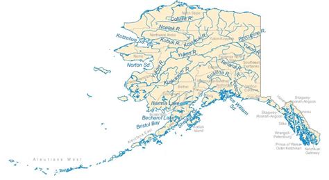 Free Alaska Rivers Map And The Top 6 Rivers In Alaska