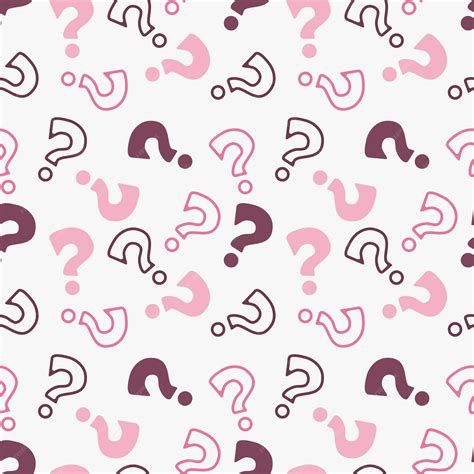 premium vector cute question mark background pattern