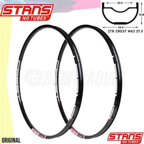 Stan S Notubes Ztr Crest Mk Hole Rims Original With Serial