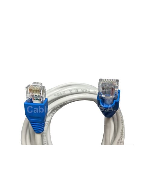 Cable De Red Internet UTP Patch Cord CAT 5e Con Conectores RJ45 8P8C