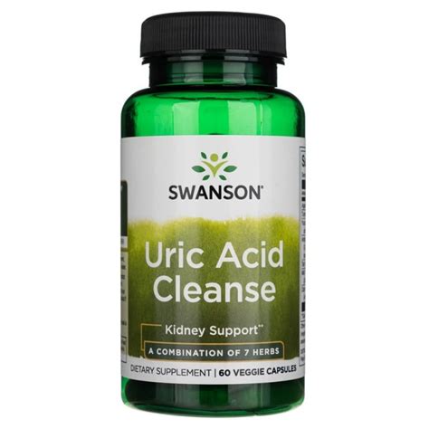 Swanson Uric Acid Cleanse Kapsu Ek Medpak