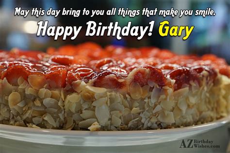 Happy Birthday Gary - AZBirthdayWishes.com