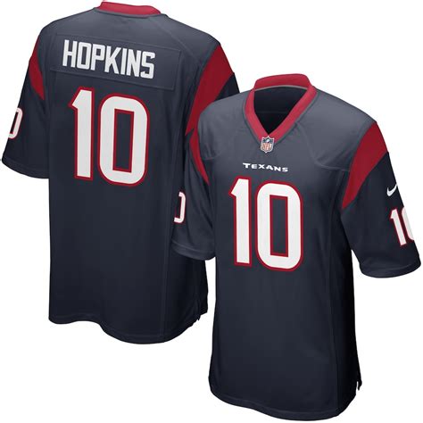 Youth Houston Texans DeAndre Hopkins Jackson Nike Navy Blue Team Color ...