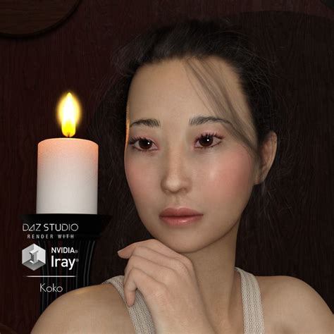 Koko Asian Female 3d Model Rigged Cgtrader