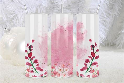 Flower In Love Valentine S Day Tumbler 4 Graphic By Peangra Creative