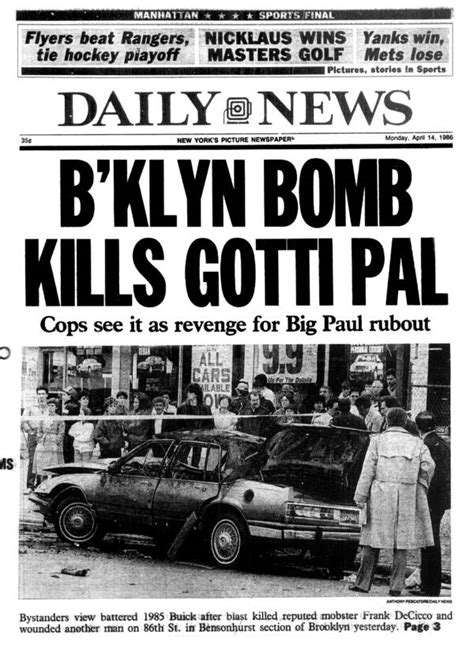 Frank DeCicco Plotted Paul Castellano's Murder — Then Died For It