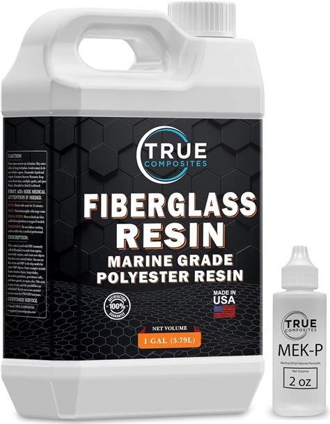 True Composites Fiberglass Resin Polyester Resin Marine Grade Resin 1 Gallon With