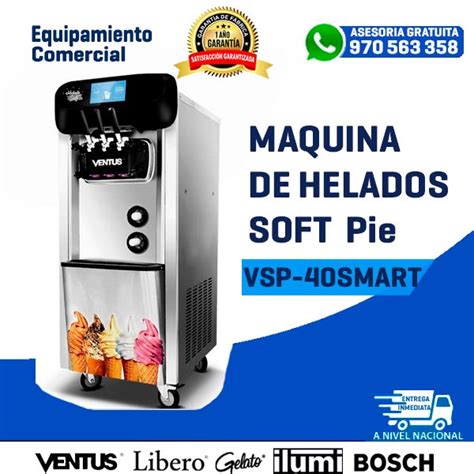 Vsp Smart Maquina De Helado Soft Pedestal Lts Rie