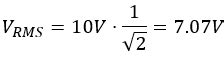 What is the RMS voltage of AC power? | Edukatronik.com