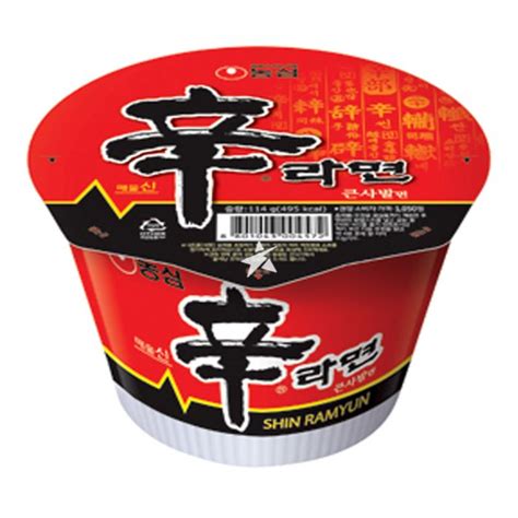 Nongshim Sin Big Bowl Noodle Soup 114g Korean Supermarket Online Uk