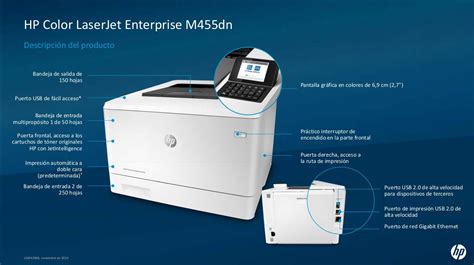 Impresora Hp Color Laserjet Enterprise M455dn Review Del Experto Quecartucho Es