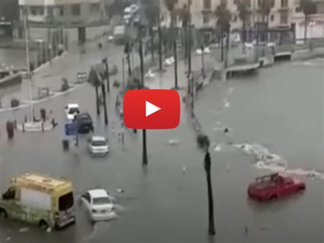 Meteo Cronaca Diretta Video Malta Il Ciclone Helios Allaga