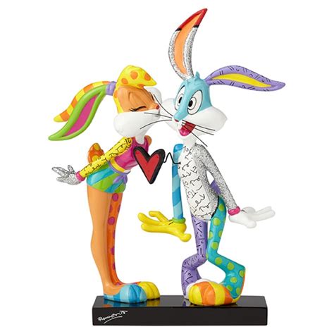 Looney Tunes by Romero Britto : Lola Bunny & Bugs Bunny Kissing ...