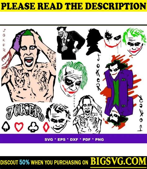 1000 JOKER SVG Designs Svg Bundle Layered Item Why So Serious Cricut