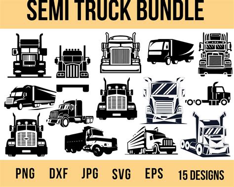 Semi Truck Svg Truck Driver Svg Trucker Svg Semi Truck Etsy Canada