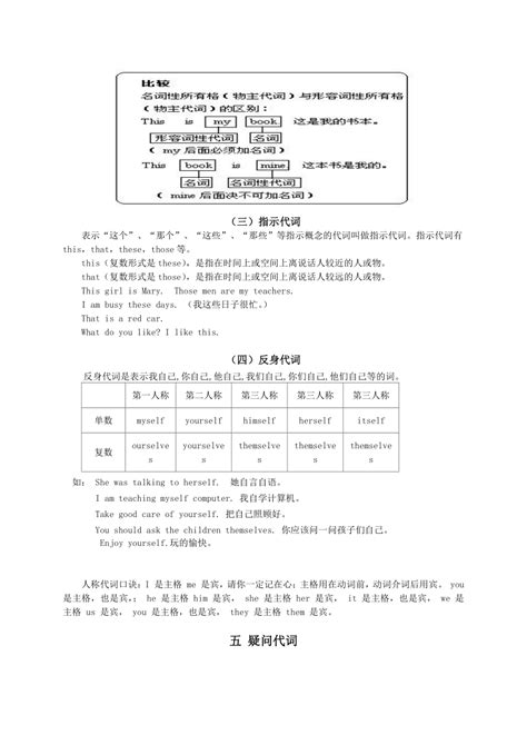 2023年中考英语语法代词讲解与练习（含解析） 21世纪教育网