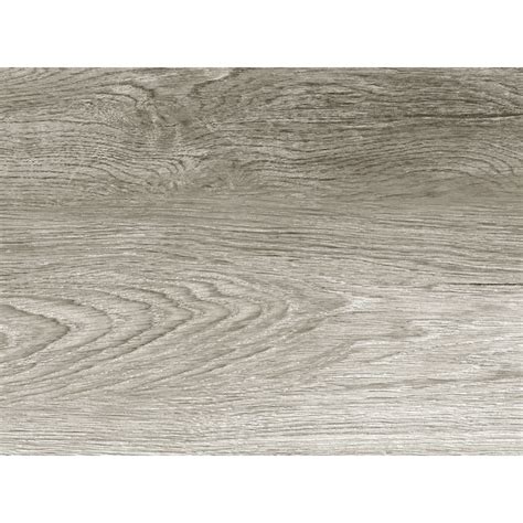 MULTICLIC Revêtement de plancher de vinyle gris arctique 7 1 po x 48 po