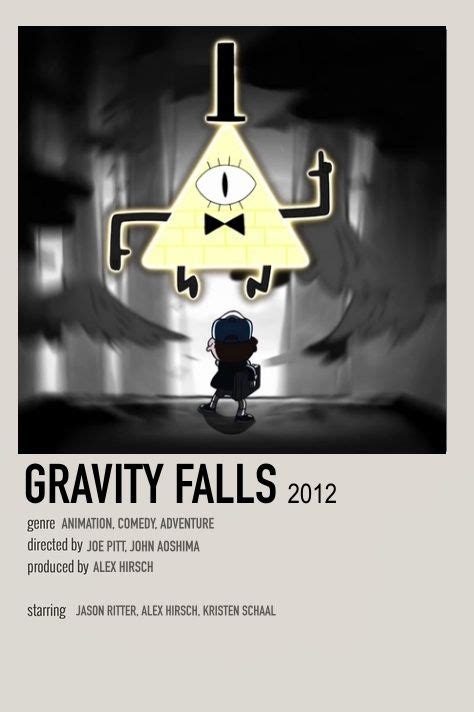 Gravity Falls Minimalist TV Show Poster Movie Posters Minimalist