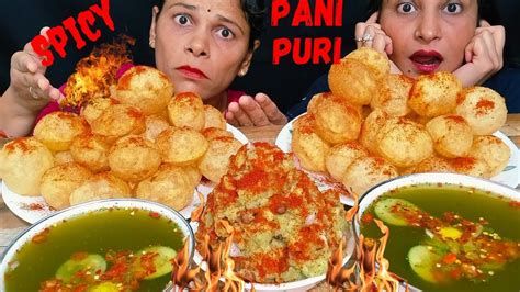 Extreme Spicy Pani Puri Eating I Golgappa Challenge I Puchka