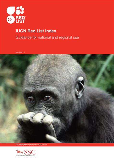 Iucn Red List Index Guidance For National And Regional Use Docslib