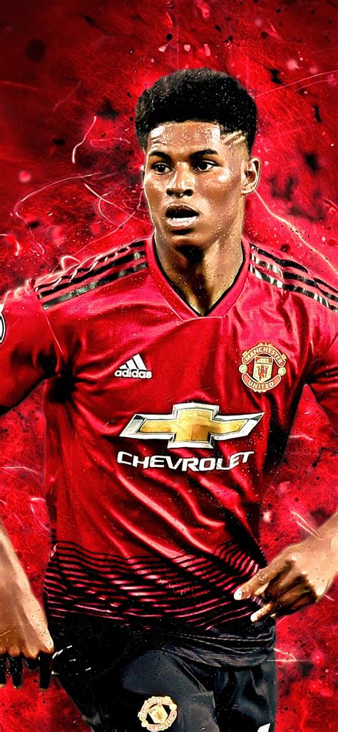 Sports Marcus Rashford Manchester United F C Soccer 828x1792 Phone