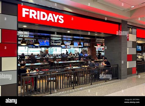 Dallas Texas August 25th 2023 T Fridays Restaurant Dallas Dfw