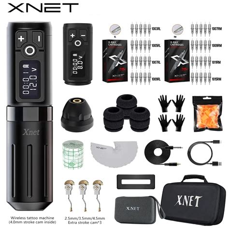 Xnet Plus M Quina De Tatuaje Inal Mbrica Kit De Bol Grafo Extra De