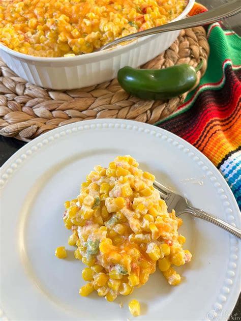 Creamy Jalapeno Corn Casserole Recipe Easy Vegetable Side Dish