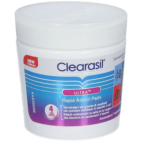 Clearasil Ultra Rapid Action Pads Lingettes Nettoyantes Pc S