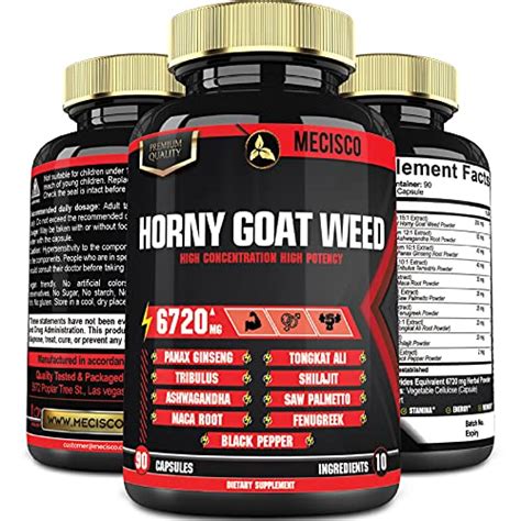 Top Ten Best Naturals Super Horny Goat Weeds Tenz Choices