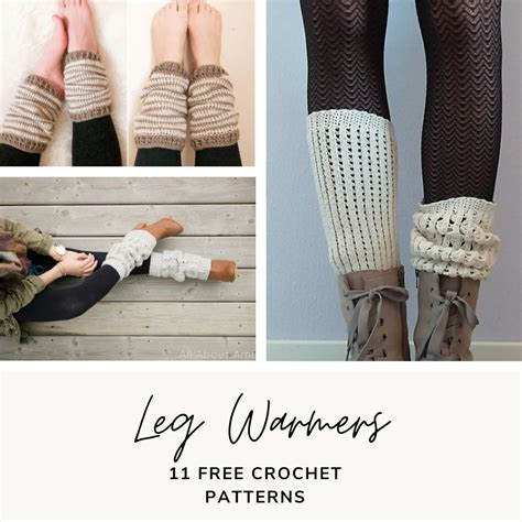 Modern Crochet Leg Warmers 11 Free Patterns Crochet Scout