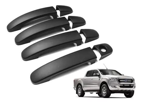 Cubre Manillas Negro Matte Ford Ranger Cuotas Sin Inter S