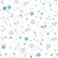 Pastel Blue Pink Stars Overlay Basilslament Deco Scrap