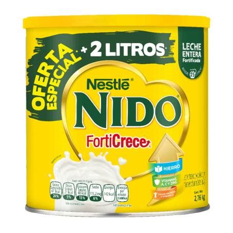 Leche En Polvo Nido Entera Fortificada 2 52 Kg Sam S Club