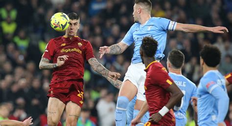 Le Pagelle Del Derby Lazio Roma Zaccagni Eroe Luis Un Genio Smalling