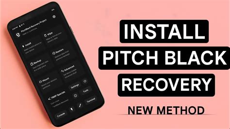 Install Pitch Black Recovery On Any Android Phone How To Install