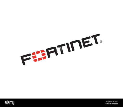 Fortinet Rotated Logo White Background Stock Photo Alamy